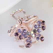 꼬리별 큐빅 포인트 헤어핀 미니 라이크 집게핀 생활잡화