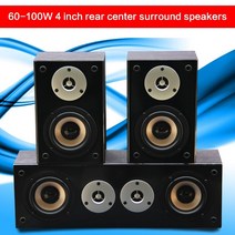 패시브 스피커 카페 매장 100w 고성능 4 인치 벽 마운트 후면 센터 서라운드 홈