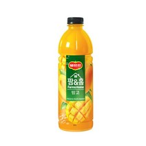 칠성 탕비실 손님대접 가족간식 델몬트 팜앤홈망고 주스 과즙음료 과일주스 생과일 1.2L 6개, 5세트