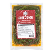 스타에프앤씨 (소포장) 스타 야마구라게 150g 줄기상추절임 일식식자재, 1개