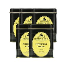 하니앤손스 페퍼민트 허브 티 42g Harney & Sons Peppermint Herbal Tea, 5팩