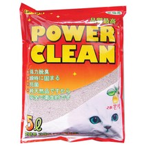 캣마루 파워크린 고양이 모래 레몬향, 5L, 1개