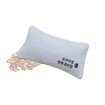 친환경편백아트 프리미엄 편백 큐브칩 베이직 베개, 흰색