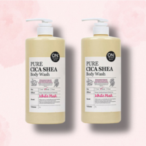 퓨어시카 바디워시 화이트머스크 저자극 1000ml 2개, 화이트머스크 바디워시 1000ml 2개