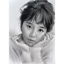 김오기갤러리 연필(차콜) 인물화 초상화 하나 밖에없는 특별한선물 전문가의 손길이 느껴지실겁니다 1인 2인 주문제작-4절, 인물2