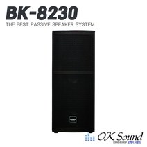BK-8230 SR스피커 패시브스피커 8인치더블 RMS300W 매장스피커 공연용스피커 강당스피커 교회스피커 헬스장스피커 무대스피커 행사용스피커