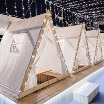 경럭셔리 삼각티백망 레드 텐트 외구 급식소 강아지 퐁듀 캠핑화로바람막이 호텔에서 천막 관광단지 헛개 펜션호텔, C01-3-4 분들의, T04-4x4 미삼 각금 없음 바닥
