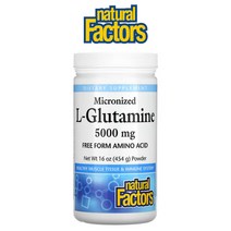 네추럴 팩터스 L 엘 글루타민 파우더 5000mg 454g 분말 Glutamine