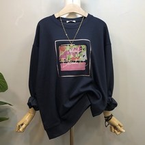 라임브릿지 투데이 플라워 라운드 맨투맨