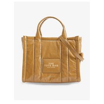 MARC JACOBS 마크 제이콥스 더 토트 스몰 페이턴트-레더 토트 백 라이트 브라운