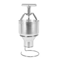 35mm With 6 Adjustment Manual Donut Depositor Dropper Plunger Dough Batter Dispenser Hopper, 1