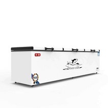 냉장 냉동 평대 쇼케이스 반찬 젓갈 진열 마트 냉장고, 458L 단일 온도 기계적 온도 조절