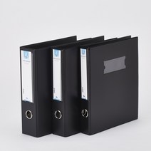 더존FK D링 바인더 3공 블랙, 3개, 흑색바인더 5cm