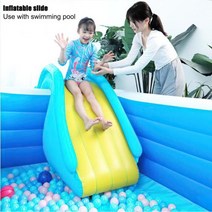 물놀이튜브 Iatable 물 미끄럼 슬라이드 넓은 계단 수영장 용품 성 워터 어린이 놀이 레크리에이션 간편한 여름 장난감