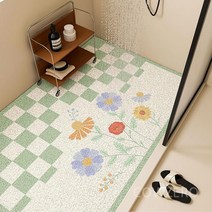 욕실 코일매트 미끄럼방지 화장실 세탁실 다용도실 건식 발판 깔개, C