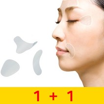 엠원 팔자주름 눈가 입가 패치 1+1, 긴 타입, 둥근 타입