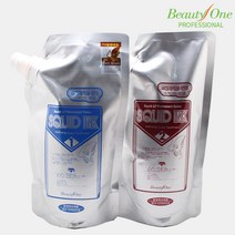 뷰티원 오징어먹물 자극없는 새치 흰머리 천연염색제 500g, 1제(염모제) + 2제(산화제) 각 500g 1세트, 6N_라이트브라운