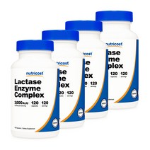 뉴트리코스트 락타아제 효소 콤플렉스, 120캡슐, 4개, 단품