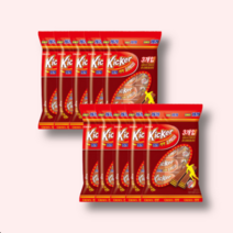키커 초콜릿 3입 51g x 10개 사무실간식, 키커 초콜릿 3입 x 10개