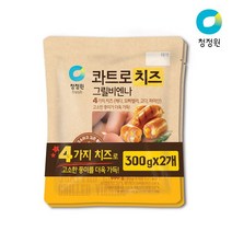 청정원 콰트로치즈 그릴비엔나 300g x 2, 없음