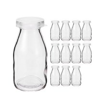 유리우유병 180ml, 4개