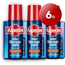 Alpecin 알페신 독일 직배송 남성용 두피 모발 영양 관리 헤어 스트롱 그로우쓰 샴푸 200ml 3팩 3팩, 6팩