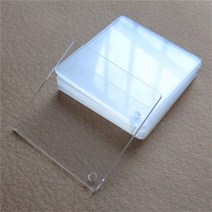 대형아크릴판 24 pcs 투명 아크릴 키 체인 공백 디스크 클리어 서클 아크릴 시트 키, 광장, 팩 24개