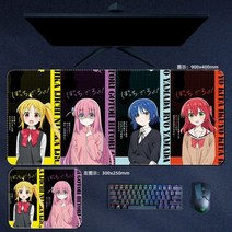 키보드온열패드 책상온열패드 온열데스크매트 데스크온열매트 애니메이션 Bocchi 바위! 마우스 패드 고투 라이우 니지카 쿠요 히 컴퓨터 노트북 게이머 게임 액세서리 데스크 매, 10_300x250x30mm