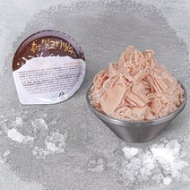 리얼 흑당 밀크티 빙수블럭 300g, 12개