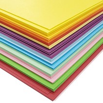 칼라 크린아트지 컬러혼합 120g 200매 학습교재용 미술용지 사무용지, 4절 120g 200매