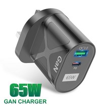 100W 초고속 PD 멀티 충전기 스마트폰 노트북 휴대전화 태블릿 33W GaN 아이패드 아이폰 호환 14 13 프로 맥스 QC3.0 USB C 타입 삼성 S22 샤오미 Mi 12, [05] Black UK