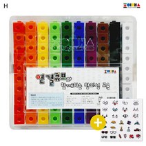조이매스 연결큐브 10색100개, 단일, 본품, 단일