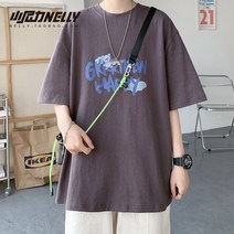 KORELAN 성 패트리크 페스티벌 행운의 하트 프린트 반팔 티셔츠