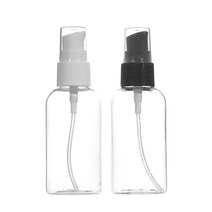 [허브스프레이샵] 플라스틱 에센스용기 모음10ml~400ml, 50ml, 투명용기 검은색캡, 1개