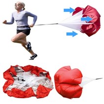 뉴리웹 달리기낙하산 블루 스피드훈련 워크샵 공기저항, 레드