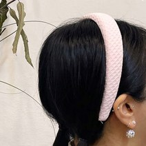 와플 스펀지 머리띠 귀 안아픈 굵은 단발 머리 팬싸 연예인 도톰한 볼륨 편한 도톰 두꺼운 헤어띠 넓은 통통 수입 헤어밴드 쿠션 파스텔 6컬러