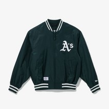 뉴에라 MLB 팀 스타디움 재킷 오클랜드 애슬레틱스 다크 그린 13546434