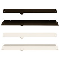 스피드랙 행거 봉 받침대 400~600mm 시리즈, 400mm(좌측), 화이트