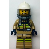 레고 시티 미니피규어 소방대 소방서장 cty1359 60321