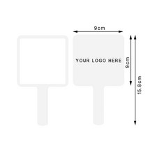 예쁜전신거울 인테리어거울 엔틱거울 맞춤 로고 휴대용 메이크업 거울 5 개 대량 도매 속눈썹 연장 용품, 05 9x9-White