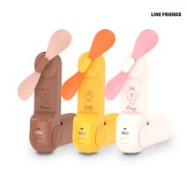 라인프렌즈 스윙 휴대용 미니 선풍기, KHN-F8-MINI, 샐리