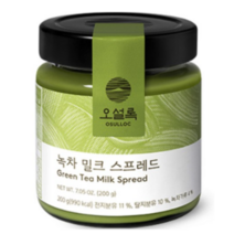 오설록 녹차 밀크 스프레드, 200g, 2개