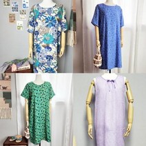 시즌오프 엄마옷 인견원피스 아사 지지미 냉장고 원피스 빅사이즈 잠옷 77