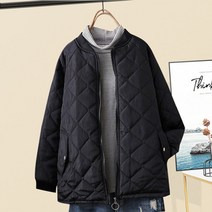 K.ONLIE SHOP여성 노카라 다이아 퀼팅 패딩 점퍼 집업 자켓 HAT571 롱패딩 패딩 숏패딩 경량패딩