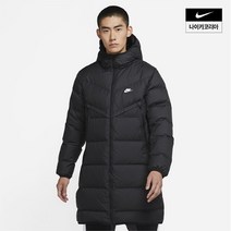 남성 겨울 스톰핏 윈드러너 덕다운 롱패딩 아우터 경량 다운 패딩 파카 DD6789-010