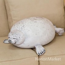 물개인형 쿠션 모찌 베개 안고자는 대형 애착 인형 바디필로우 선물, B. 웃는 물개, 120cm