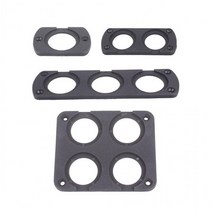 홀쏘30mm 소켓 메타 시가소켓 캠핑카DIY DIY 카라반DIY 1구 3구 볼트메타 차박 카라반DIY홀쏘 2구 USB충전, 2-브라켓-2구