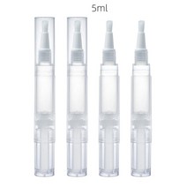 100PCS 5ML 빈 트위스트 펜 브러쉬 리필 되나요 병 화장품 컨테이너 네일 폴란드어 튜브 밤 아트 페인트 마스카라 오일, [04] 100pcs 5ml