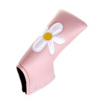 [더메이크] 로사 일자 퍼터커버 골프커버 헤드커버, 핑크