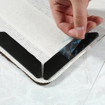 현관 카펫 논슬립 스티커 러그 놀이매트 어린이 매트 미끄럼 방지 테이프 거실 층간소음매트 논스립 패드 블랙